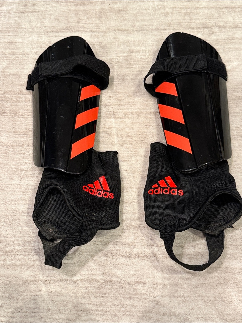 Adidas Soccer Shin Guards with Ankle Sleeves